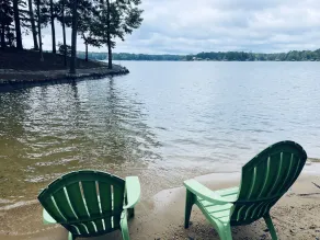 Dock. Waterslide. Beach. Firepit, Gazebo, 500ft water frontage. Views. Sleep 18. - Image 4