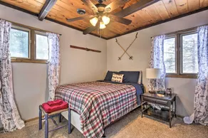 Deck + Fire Pit: Family Cabin in Bessemer - Image 5