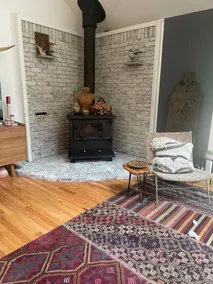 Experience Woodstock charm while staying in a cozy cabin in the woods - Image 3