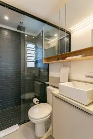 Studio with Washer, Living Room and Kitchen - Image 4