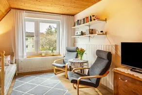 Appartamento 'Ferienwohnung Fischer' con terrazza privata, giardino in comune e Wi-Fi - Image 2