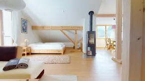 Renovated small loft furnished in alpine style perfect for couples or families. - Image 4