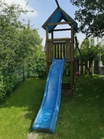 Top vacation home, 6 pers., sauna, 2 bathrooms, WLAN, fireplace, terrace, playground, dog - Image 5