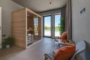 Villa Arestea near Pula with 35 m2 heated pool, sea view, wellness & kids playground - Image 2