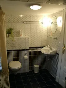Nostalgi i et romantisk sommerhus med stråtækt tag og pejs foran øen Usedom - Image 2