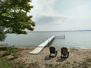 Rustic Cedar Log Cabin on Beautiful Mullett Lake. - Image 3