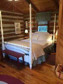 A authenic early American cabin located on a 85 acre farm in NC Foothills. - Image 4