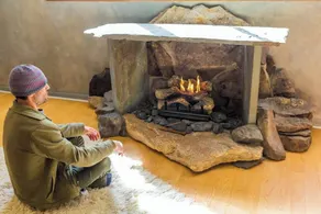 Art Studio Retreat with Sauna Fireplace Forest Views | Dream House in the Gunks - Image 3