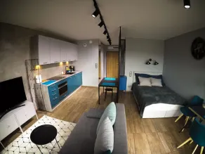 Przytulna kawalerka z wanną i wygodnym łóżkiem tuż obok Magnolia Park - Image 4