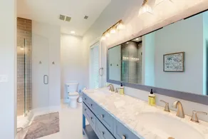 Custom lakefront home with private beach, dock & firepitq - Image 3