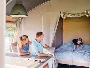 Nice Tent Lodge on a Campsite on a Lake - Image 5