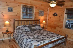 NEWER cabin, 5 BR, 2 fireplaces, hot tub, privacy - Image 4