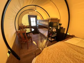 Pioneer's Dream~1883 Inspired~Covered Wagon~Bison~Private Bathroom~Heat and A/C - Image 3