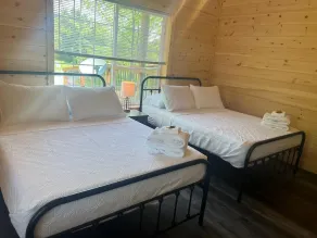 Modern 3-Bedroom Cabin in Wooded Brookville - Image 4