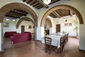 Typical tuscan villa with private pool, set in the rolling hills of southern Tuscany a few kilometre - Image 5
