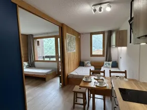 À 100m des pistes de ski, étage -3, balcon, télévision, 28m², Méribel-Mottaret - Image 2