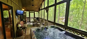 Brandywine Cabin - 2 BR 2 BA - Riesige abgeschirmte Veranda - WIFI - Image 4