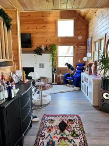 An Eclectic Private Cabin on Ten Wooded Acres - Image 2