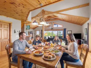 August Special ~ Mtn Views, Hot Tub+Fire Pit, WiFi, Fireplace, Grill! - Image 4