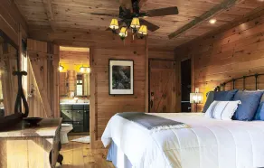 Whispering Falls Cabin - hot tub, views, 15 acres, minutes from Main St. - Image 5