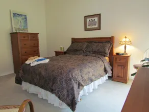 Gorgeous and private hillside view overlooking Maple Bay - Image 4