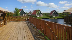 Campsite - Combined Tents With Kitchen and Bathroom Located Near a Pond - Image 5