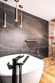 Modern luxury, walk to Washington St and downtown, EV, Movie room, Spa bathroom  - Image 3