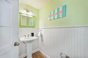 Luksus finish, privat baghave med opvarmet pool!  Trappe til stranden! - Image 5