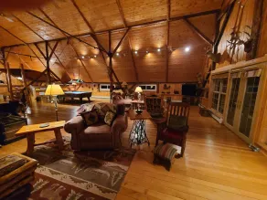 Pinewoods Springs Lodge with Tower, 240 forested acres &  1 acre Pond - Image 4