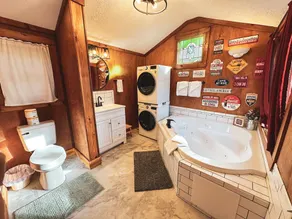 Relax @ Mt. Melody Log Cabin. Brand New Hot Tub and Masterbath. by Trout Stream - Image 2