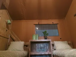 Campsite - Combined Tents With Kitchen and Bathroom Located Near a Pond - Image 2