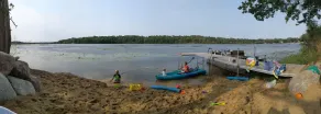 Cozy private cabin on a quiet lake with your own beach. - Image 4