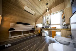 UFO47 - Futuristisches Holzhaus mit vielen Extras in unberührter Natur - Image 5