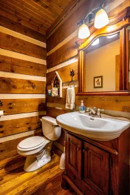 Log Cabin Near State Park | Hot Tub, Game Room & Fire Pit 2BR, 2.5BA - Image 2