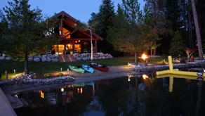 Waterfront Log Home | Private Dock | Expansive Beautiful Yard and Gardens - Image 4