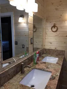 Spacious Wooden Cabin, Next To Golf Course, River, and Trails - sleep 10 - Image 5