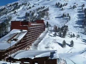 À 200m des pistes de ski, 9ème étage, vue pistes de ski, balcon, télévision, 45m², Les Arcs - Image 5