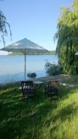 Lake view vacation apartment with lake terrace, beach, jetty, boat mooring - Image 5