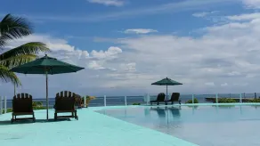 Cabana with a pool and garden view - Image 4