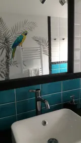 stor studio med terrass mot pool, spa i trädgården - Image 5