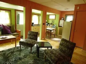 REDUCED RATE! ADIRONDACK CABIN WITH REAL WOOD BURNING FIREPLACE! - Image 3