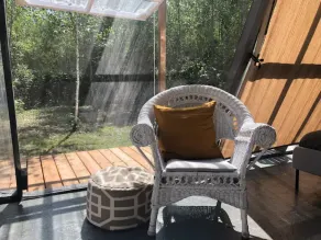 Birch A-Frame Solar off-grid with Sauna & Pool - Image 5