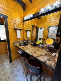 Couples Romantic Getaway!! Mountain Log Cabin with Hot Tub & Fireplace. - Image 3