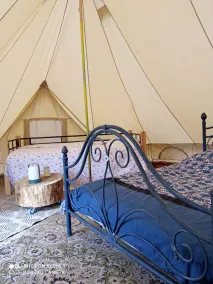 lovely furnished sibleybell tent, experience the feeling of camping with luxury. - Image 3