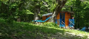 Roulotte le Bleuet, in a natural setting close to hiking trails - Image 3