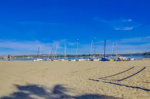View of the water, steps from the beach, bikes and other toys included. - Image 4