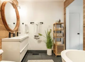 New AC.  Luxury, Spa Bathroom, Movie Room, high-end design, fall colors Oct - Image 4