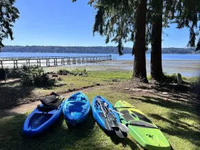 Eagle View Waterfront Retreat in Belfair, Hood Canal with King Beds, kayaks - Image 5