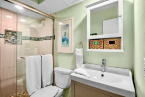 Beachfront Condo, Private Patio with Steps to the Sand and Pool - Gulf Place 7B - Image 4