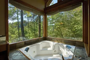 Private, Romantic Luxury Mountain Cabin in the Woods with Incredible Views - Image 5